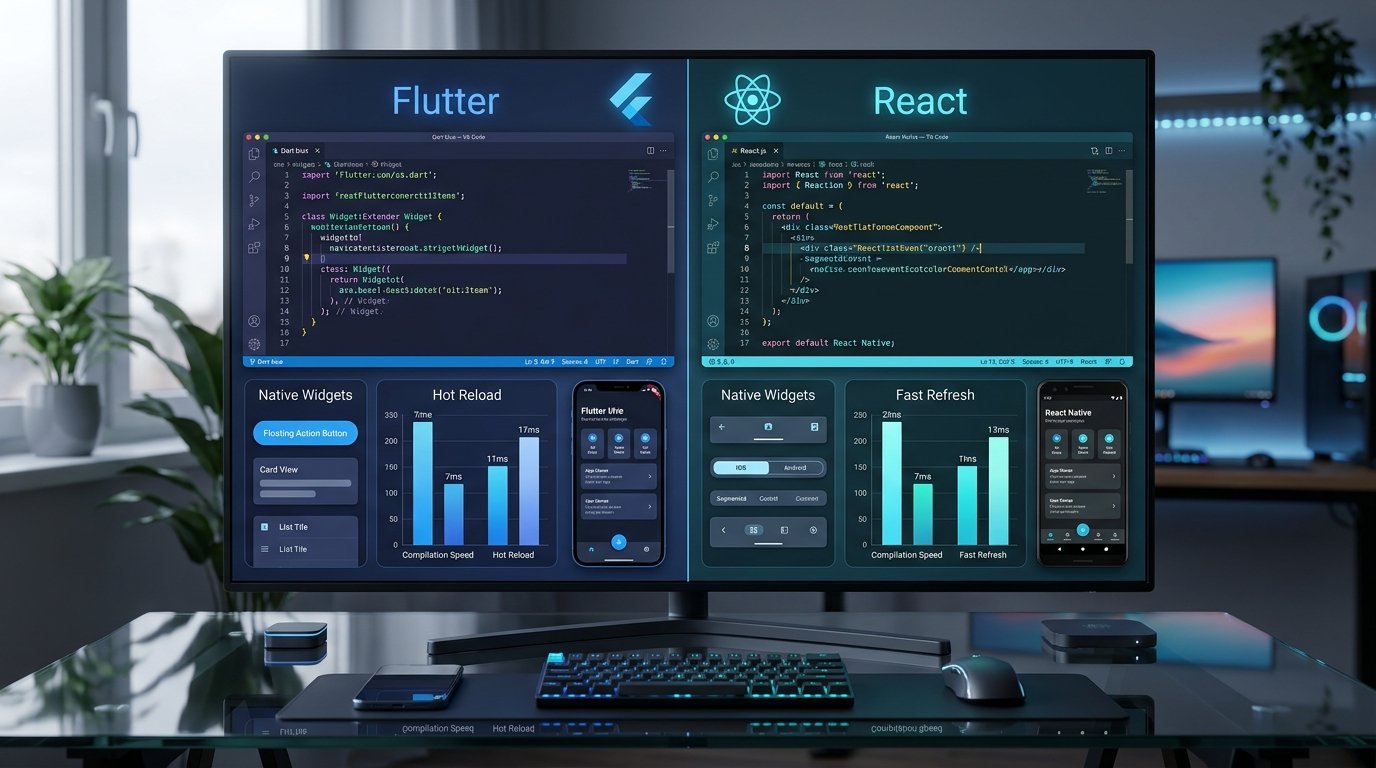 Flutter vs React Native - GMakesIT
