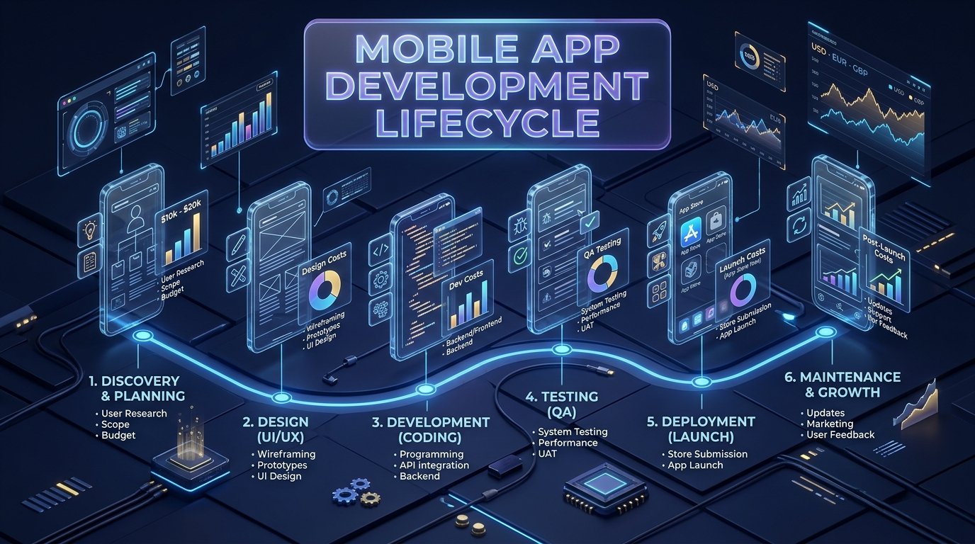 Mobile App Development Cost - GMakesIT
